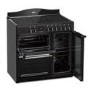 Creda 90cm Triple Cavity Electric Range Cooker - Black