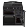 Creda 90cm Triple Cavity Electric Range Cooker - Black