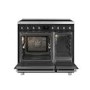 Smeg Symphony 90cm Electric Induction Range Cooker - Black