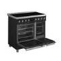 Smeg Symphony 90cm Electric Induction Range Cooker - Black