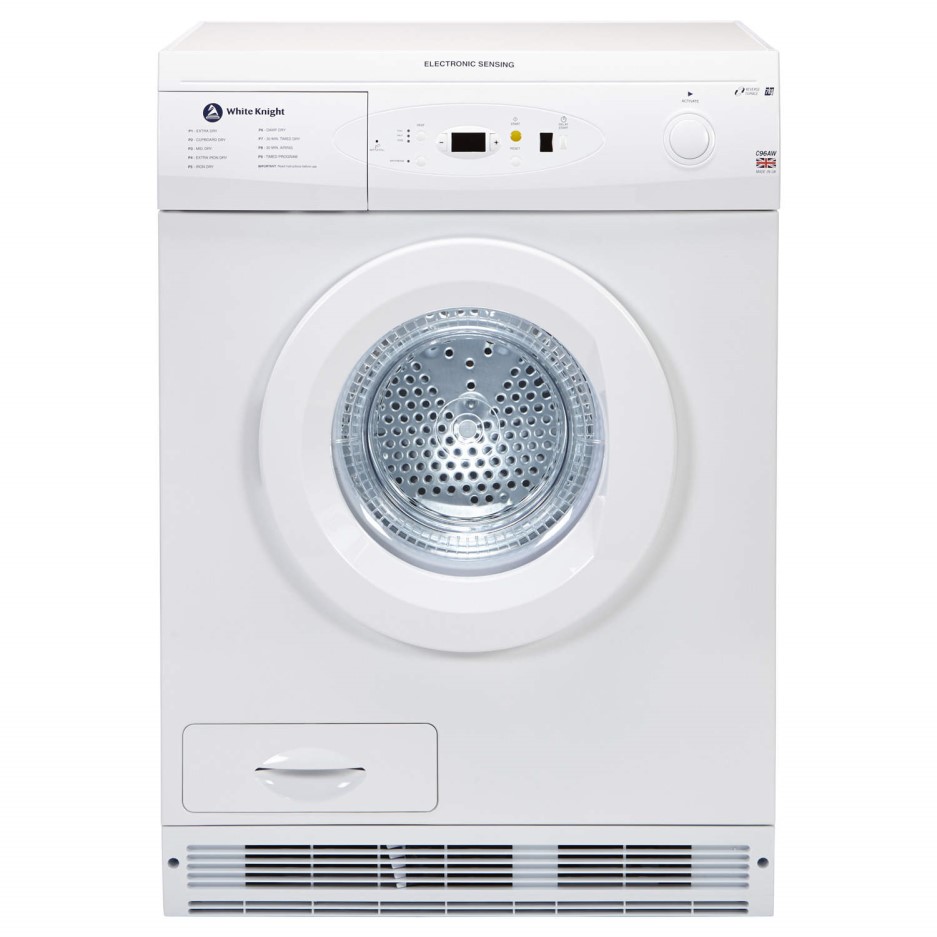 White Knight C96AW 7Kg Electronic Sensing Freestanding Condenser Tumble