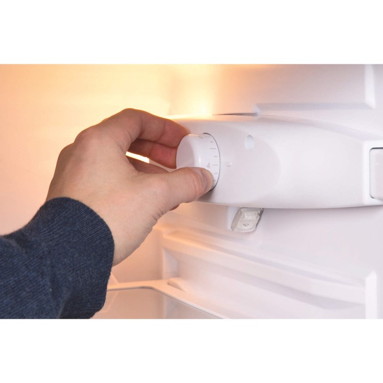 Indesit CAA55 55cm Width 50/50 Split Freestanding Fridge Freezer in White