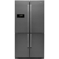 Caple 588 Litre Four Door American Fridge Freezer - Gunmetal Grey