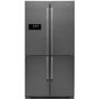 Caple 588 Litre Four Door American Fridge Freezer - Gunmetal Grey