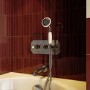 Chrome 2 Outlet Thermostatic Mixer Shower Set with Integrated Hand Shower - Cambridge