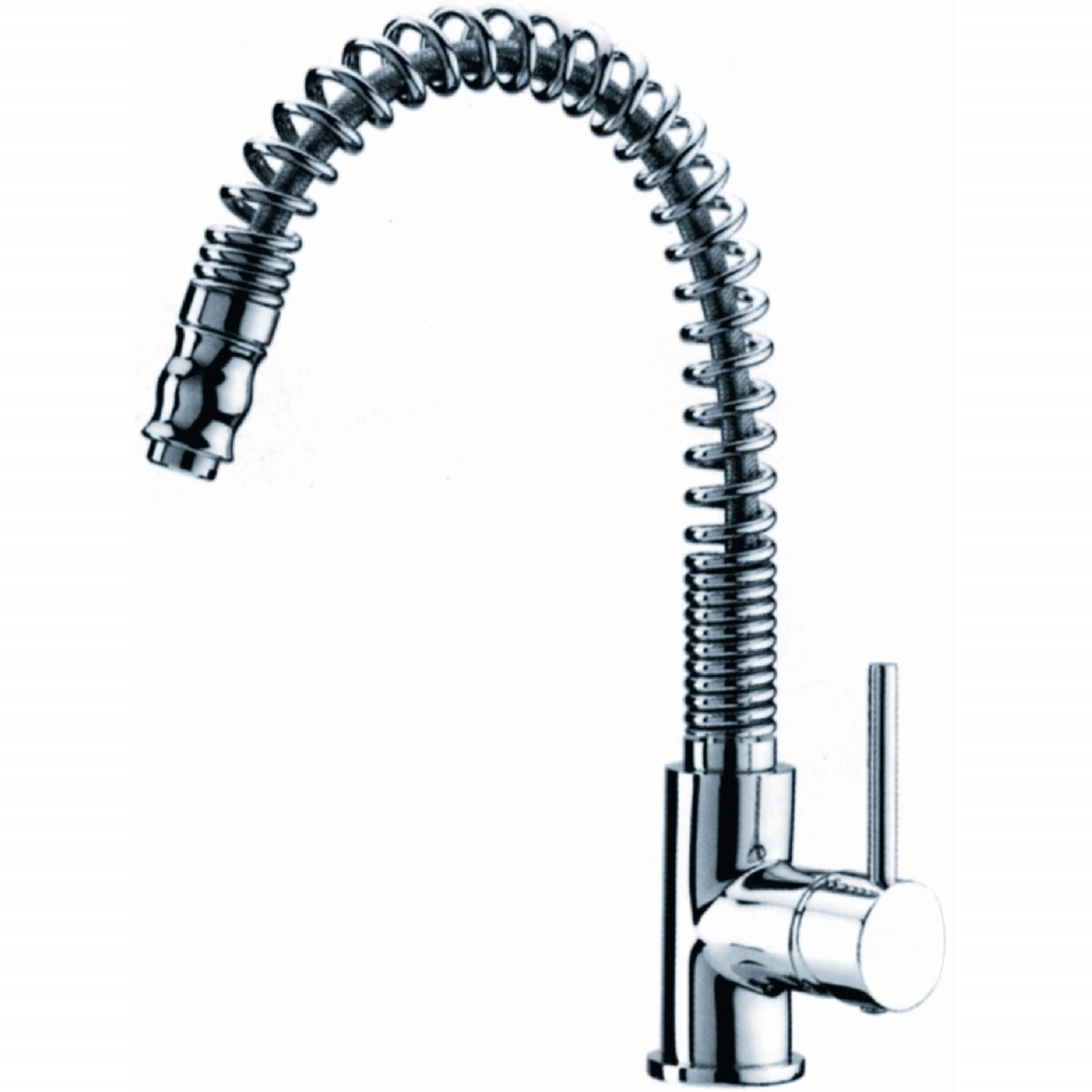 Reginox Chrome Single Lever Flexible Kitchen Mixer Tap - Camaya