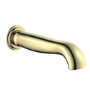 Brushed Brass Traditional Wall Mounted Bath Spout - Camden