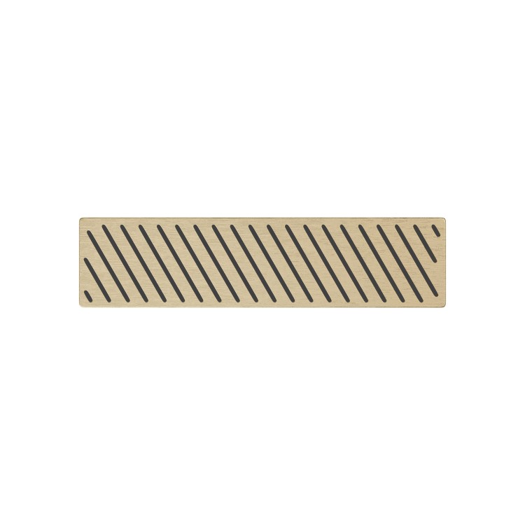Linear Waste Pack with Stainless Brushed Brass - Cascade