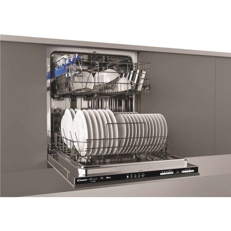 Candy CB13L8B-80 13 Place Fully Integrated Dishwasher With WiFi & Bluetooth Connectivity