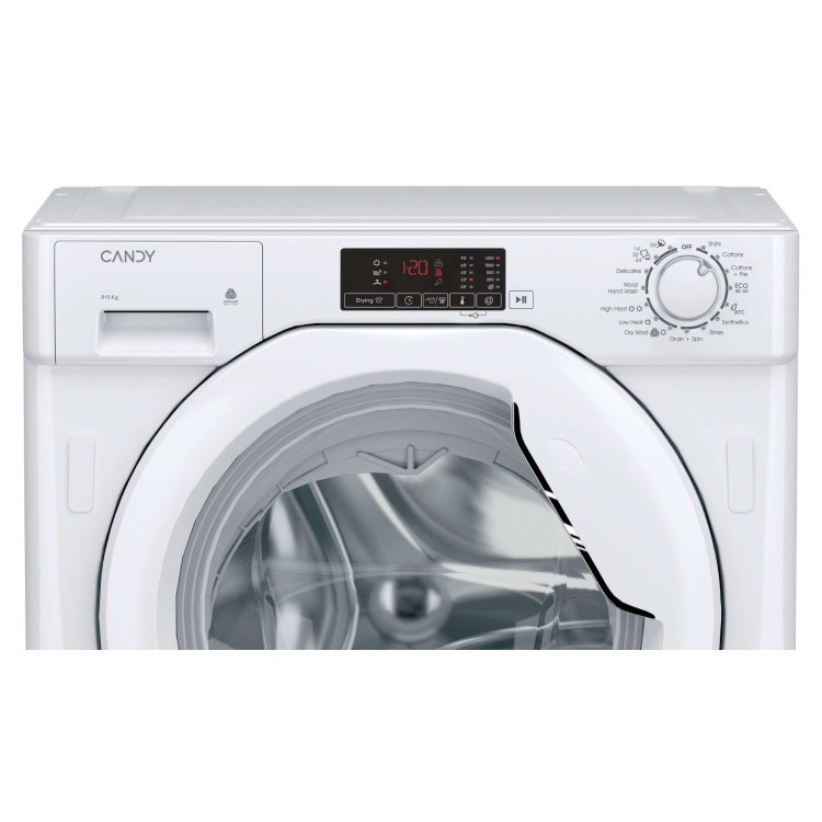 Candy Smart 8kg Wash 5kg Dry 1400rpm Integrated Washer Dryer - White