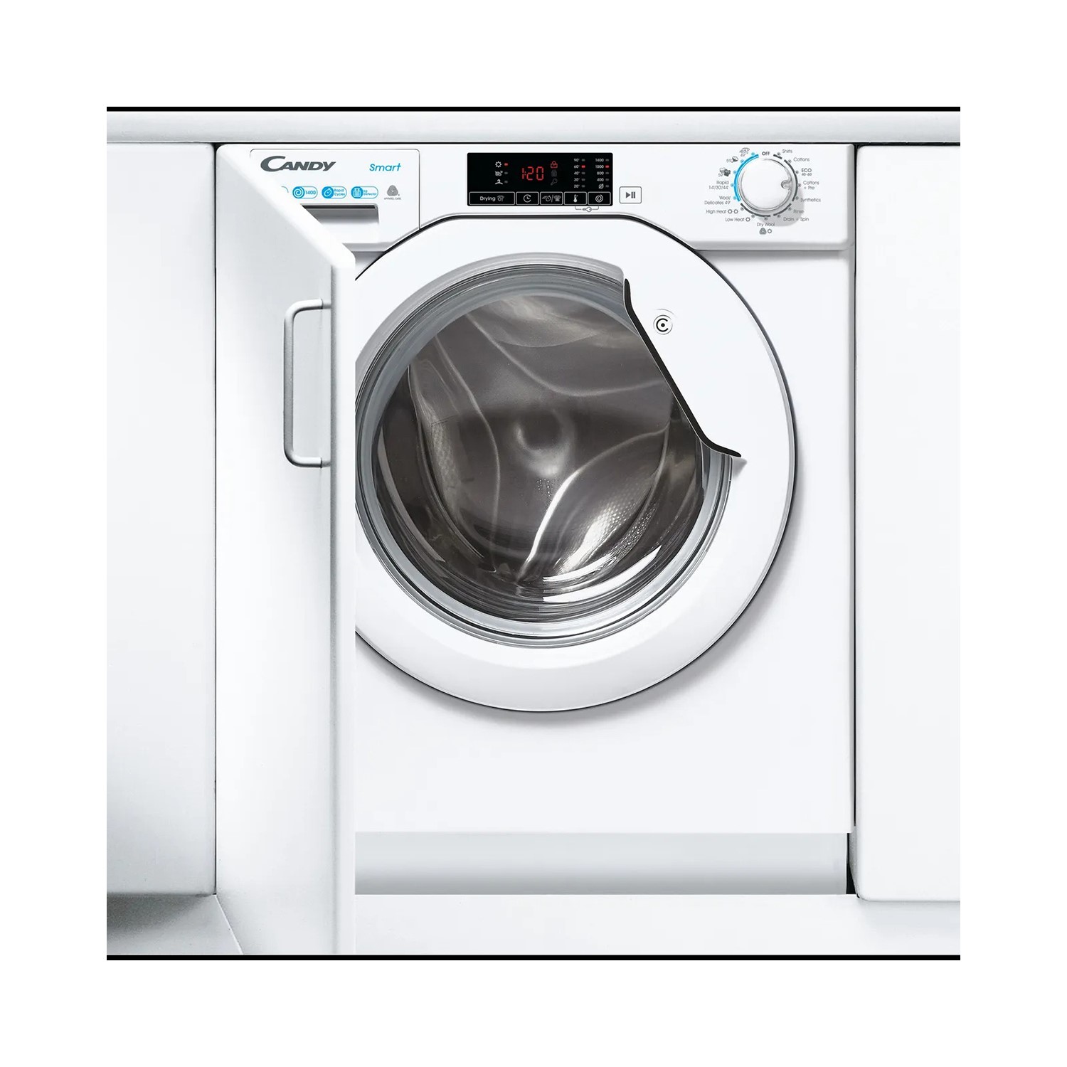 Refurbished Candy CBD495D1WE1-80 Integrated 9/5KG 1400 Spin Washer Dryer