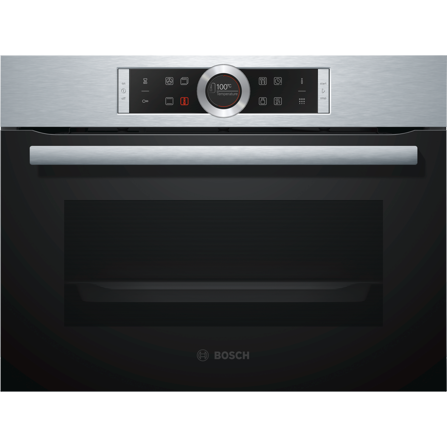 Bosch CBG675BS1B Serie 8 Compact Height Multifunction Single Oven With