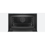 Bosch CBG675BS1B Serie 8 Compact Height Multifunction Single Oven With Pyrolytic Cleaning - Stainless Steel