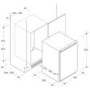 Candy CBL150E Integrated Larder Fridge