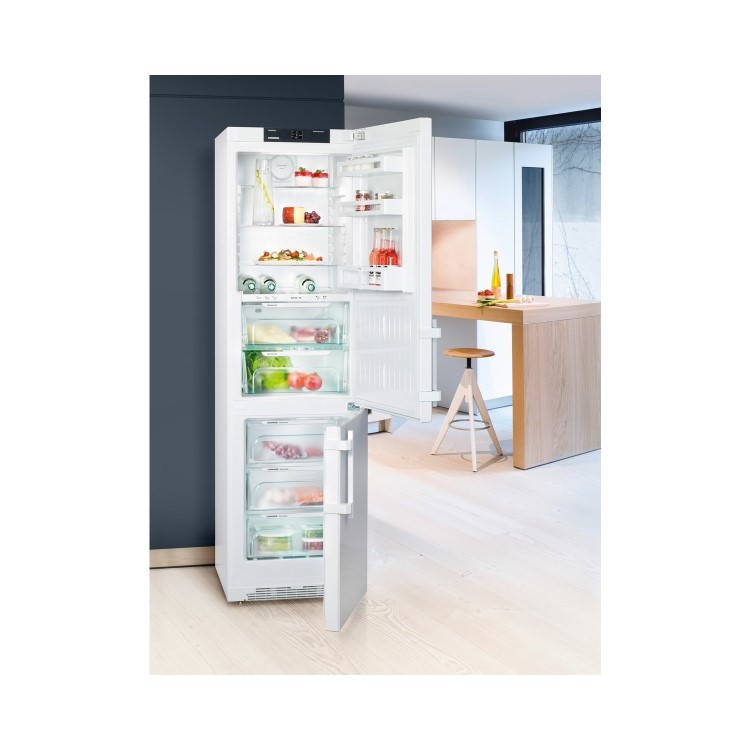Liebherr CBN4815 Comfort BioFresh A+++ 201x60cm 342L Freestanding Fridge Freezer White