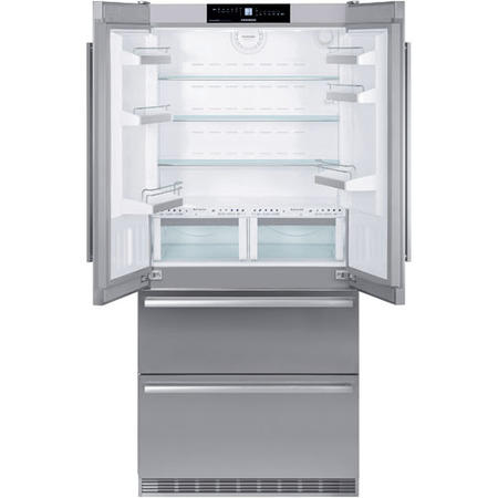 Liebherr CBNES6256 BioFresh Nofrost Freestanding Fridge Freezer - Stainless Steel