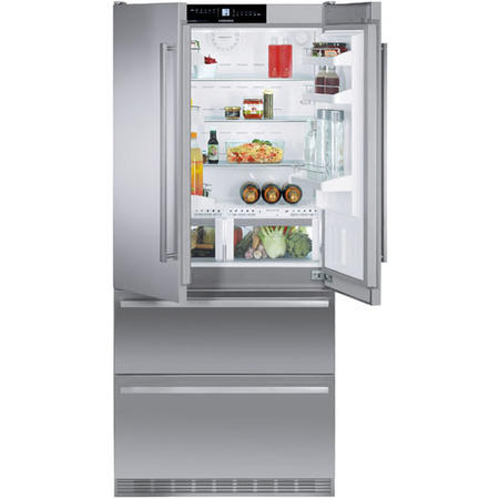 Liebherr CBNES6256 BioFresh Nofrost Freestanding Fridge Freezer - Stainless Steel