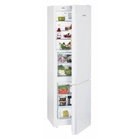 liebherr CBNPgw3956 Premium 201x60cm Freestanding Fridge Freezer With BioFresh White Glass