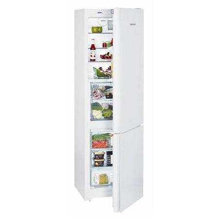 liebherr CBNPgw3956 Premium 201x60cm Freestanding Fridge Freezer With BioFresh White Glass