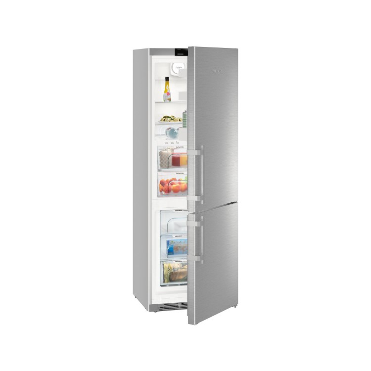 Liebherr CBNef5735 Comfort BioFresh NoFrost 60/40 Freestanding Fridge Freezer - Smart Steel