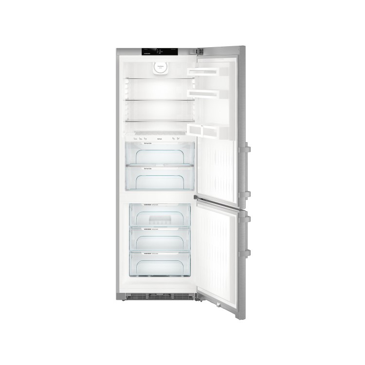 Liebherr CBNef5735 Comfort BioFresh NoFrost 60/40 Freestanding Fridge Freezer - Smart Steel