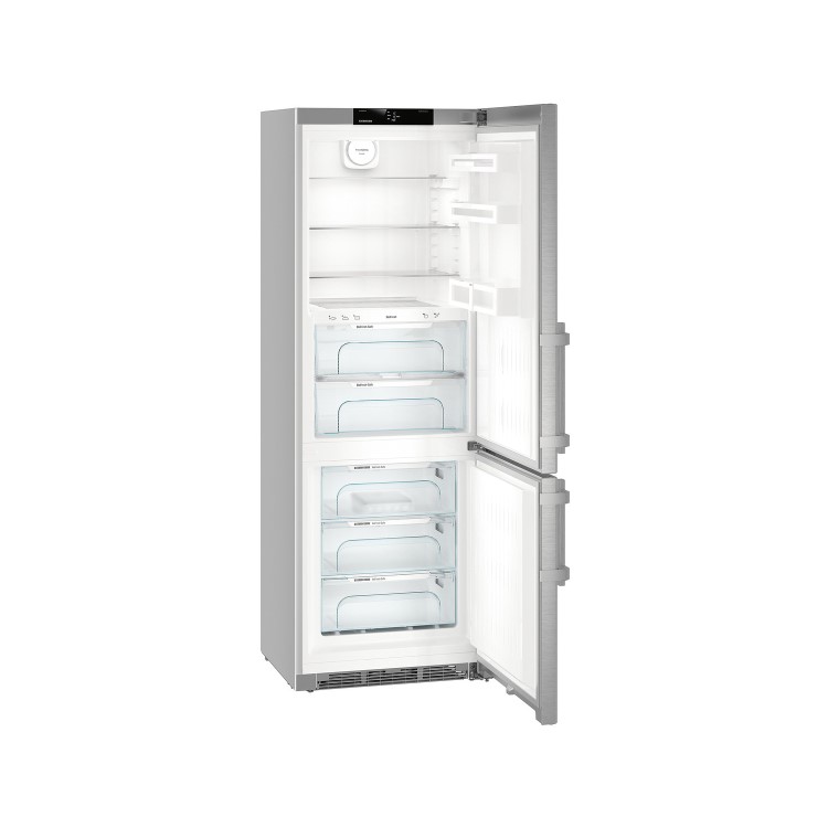 Liebherr CBNef5735 Comfort BioFresh NoFrost 60/40 Freestanding Fridge Freezer - Smart Steel