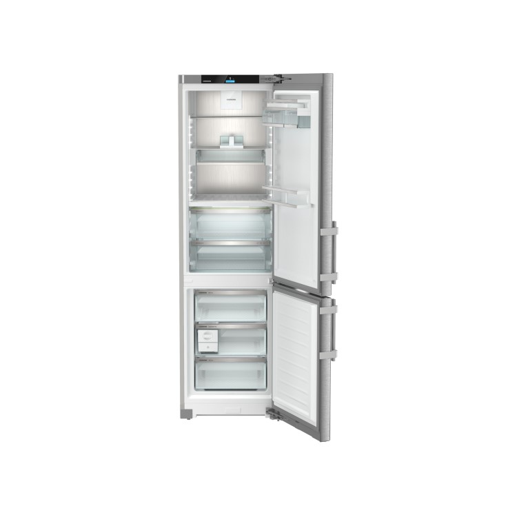 Refurbished Liebherr CBNsda5753 Freestanding 362 Litre 60/40 Frost Free Fridge Freezer With BioFresh SmartSteel