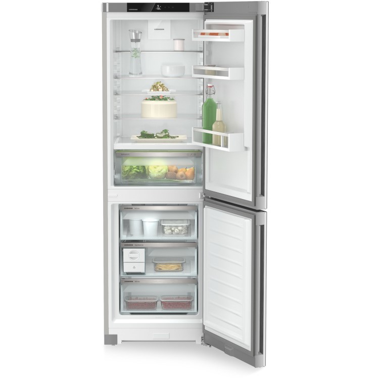 Liebherr 321 Litre 60/40 Freestanding Fridge Freezer  - Silver