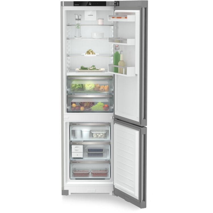 Liebherr 361 Litre 60/40 Freestanding Fridge Freezer - SteelFinish