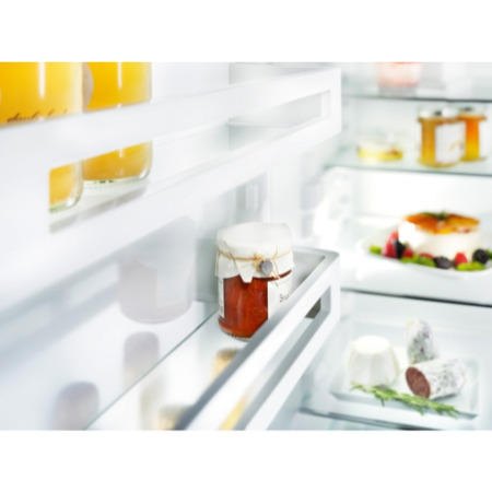 liebherr CBPesf4043 292 Litre 201x60cm Freestanding Fridge Freezer With BioFresh Drawers - Grey With Stainless Steel Door