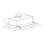 Candy 60cm Telescopic Canopy Cooker Hood - Stainless Steel