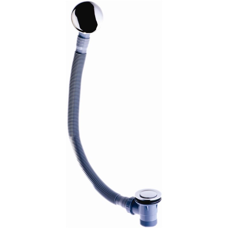 Chrome Plated Brass Easy Clean Bath Waste with Removable Click Clack Waste