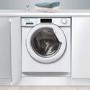 Refurbished Candy Smart CBW48D1W4-80 Integrated 8KG 1400 Spin Washing Machine White