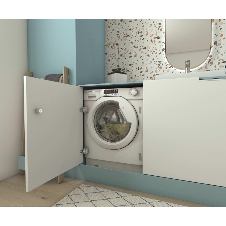 Candy Smart 8kg 1400rpm Integrated Washing Machine  - White