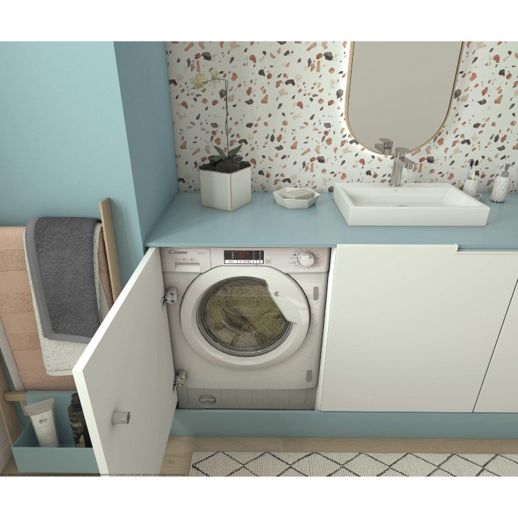 Candy Smart 9kg 1400rpm Integrated Washing Machine - White