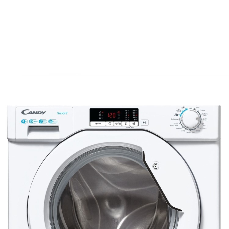 Candy  Smart 9kg 1400rpm Integrated Washing Machine - White
