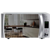 Candy CBWM30DS 900W 30L Freestanding Microwave Oven - Silver With Mirror Door Glass
