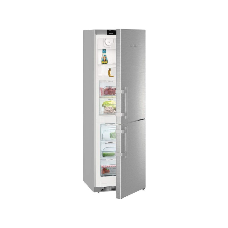 Liebherr CBef4315 Comfort 185x60cm A+++ Freestanding Fridge Freezer With BioFresh Stainless Steel Do