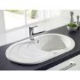 Astracast CC10GWHOMESK Cascade Single Bowl Ceramic Sink - White