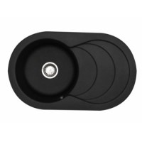 GRADE A3 - Astracast CC10NEHOMESK Cascade Single Bowl Sink - Italian Black
