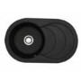 GRADE A3 - Astracast CC10NEHOMESK Cascade Single Bowl Sink - Italian Black