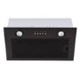CDA 50cm Canopy Extractor Cooker Hood - Black