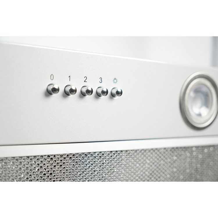 CDA CCA52SI 50cm Canopy Cooker Hood - Silver