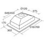 CDA CCA71SI 700mm Wide Canopy Cooker Hood - Silver
