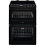 AEG 60cm Double Oven Electric Cooker - Black