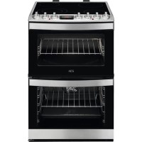 AEG 6000 Series 60cm Electric Cooker - Stainless Steel
