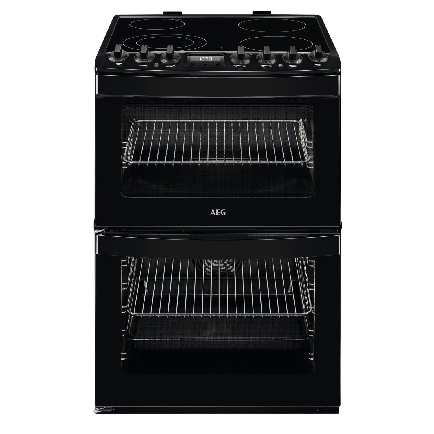 AEG CCB6741ACB 6000 Series 60cm Electric Cooker - Black