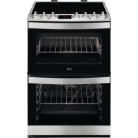 AEG CCB6760ACM 60cm Double Oven Electric Cooker - Stainless Steel
