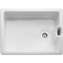 Rangemaster CCBL595WH Classic Belfast 595x455 1.0 Bowl Ceramic Sink White