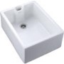 Rangemaster CCBL595WH Classic Belfast 595x455 1.0 Bowl Ceramic Sink White